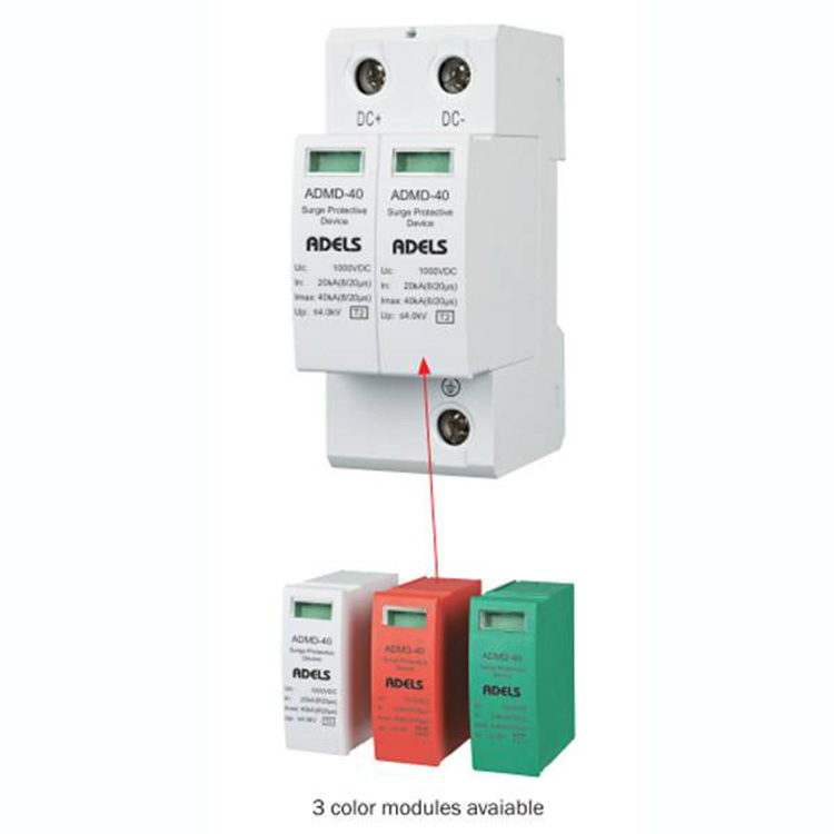 DC Surge Protector Rated Voltage Mus txog 600V Surge Protective Devices