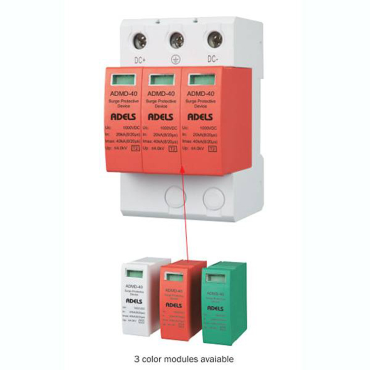 DC Surge Protector Rated Voltage Mus txog 1000V Surge Protective Devices