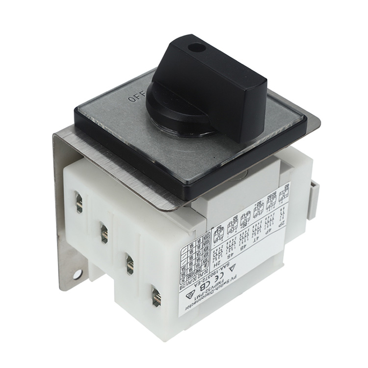 4 Ncej Vaj Huam Sib Luag Mounted DC Isolator Hloov